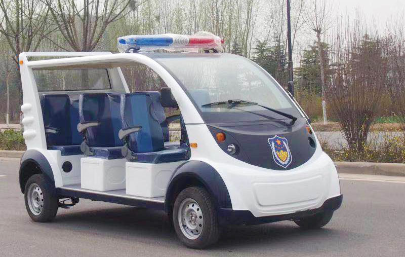 Six Semi-closed Electric Patrol Vehicles Auto Body Parts