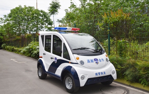 北京Four Closed Electric Patrol Cars Auto Body Parts